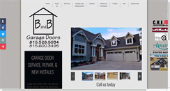 Desktop Screenshot of bandbgaragedoor.com